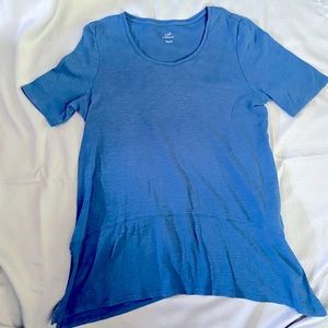 J. Jill Blue Tunic Tee